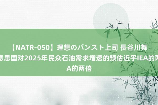 【NATR-050】理想のパンスト上司 長谷川舞 好意思国对2025年民众石油需求增速的预估近乎IEA的两倍