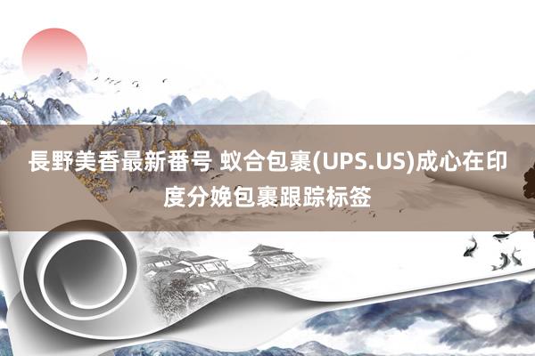 長野美香最新番号 蚁合包裹(UPS.US)成心在印度分娩包裹跟踪标签