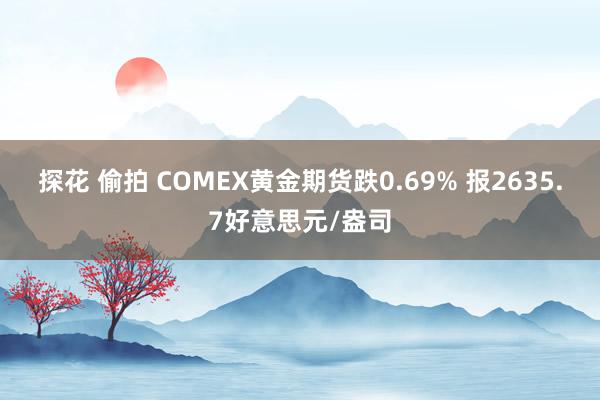 探花 偷拍 COMEX黄金期货跌0.69% 报2635.7好意思元/盎司